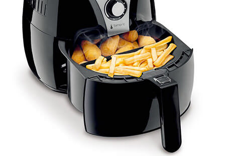 capacité friteuse sans huile