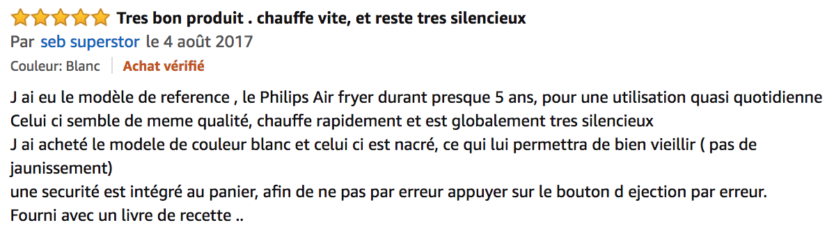 commentaire Duronic AF1