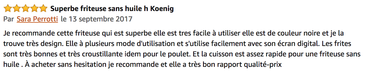 commentaire H. Koenig FRY700