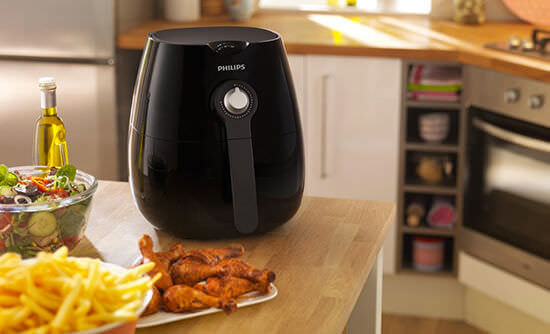 design ergonomie Philips Airfryer Viva Collection