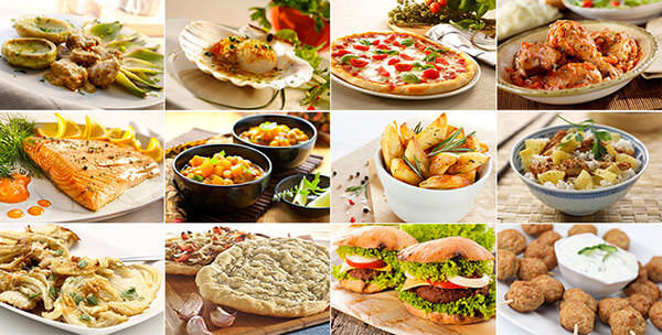 plats variés DeLonghi Multifry