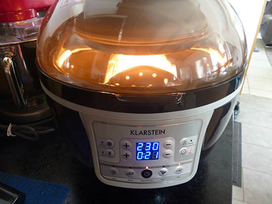 fonctions programmes cuisson Klarstein VitAir Turbo